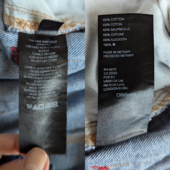 BDG Urban Outfitters Pull-on Mom High-Waisted Jeans Medium Wash | 28 - Picture 7 of 7